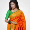Amba Colour Original Paithani Silk Hand Woven Saree