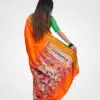 Amba Colour Original Paithani Silk Hand Woven Saree