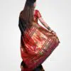 Black Original Silk Zari Pallu Paithani Hand Woven Saree