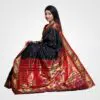 Black Original Silk Zari Pallu Paithani Hand Woven Saree