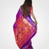 Purple Dhup Chav Original Paithani Silk Hand Woven Saree