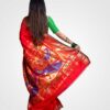 Red Zari Hand Woven Paithani Saree