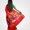 Red Zari Hand Woven Paithani Saree