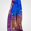 Royal Blue Original Paithani Silk Hand Woven Saree