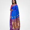 Royal Blue Original Paithani Silk Hand Woven Saree