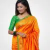 Yellow Amba Colour Original Paithani Silk Hand Woven Saree