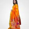 Yellow Amba Colour Original Paithani Silk Hand Woven Saree